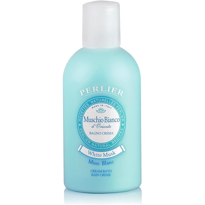 Perlier: Cream Bath'Muschio Bianco' White Musk of the East x 500 Ml - 16.90 Fl Oz x [ Italian Import ]